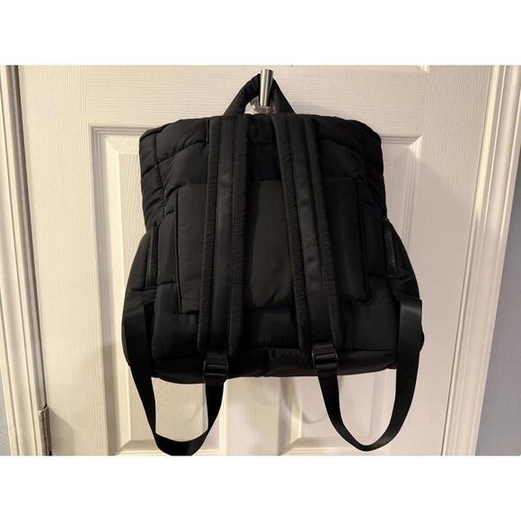 Wilo the Label Black Puffer Drawstring Backpack - Picture 2 of 5